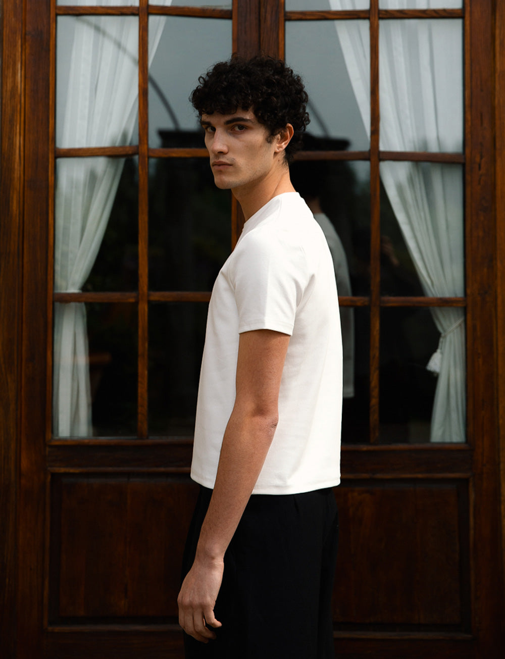 Vrddhi Brando Fitted T-Shirt, White