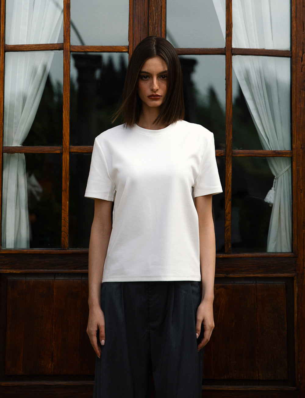 Vrddhi Brando Fitted T-Shirt, White